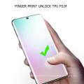 Protetor de tela TPU anti-Fingerprint para Samsung Note10 Pro